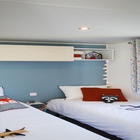 Stacaravan 4 personen - Premium 2 slaapkamers