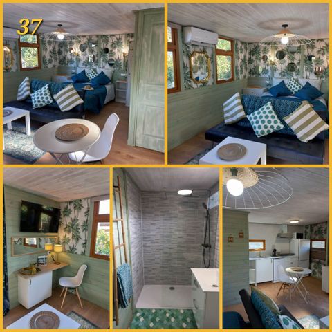 Chalet 2 Personen - 24m² - Offenes Zimmer