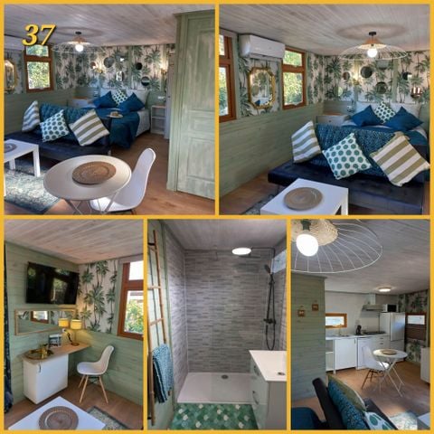 CHALET 2 personnes - 24m² - Chambre ouverte