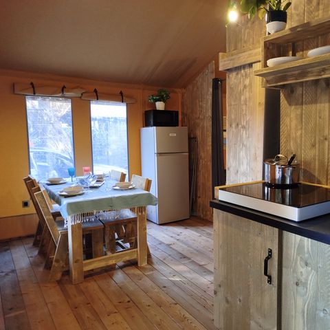 LODGE 4 Personen - Lodge-Zelt 27m2 - 2 Zimmer