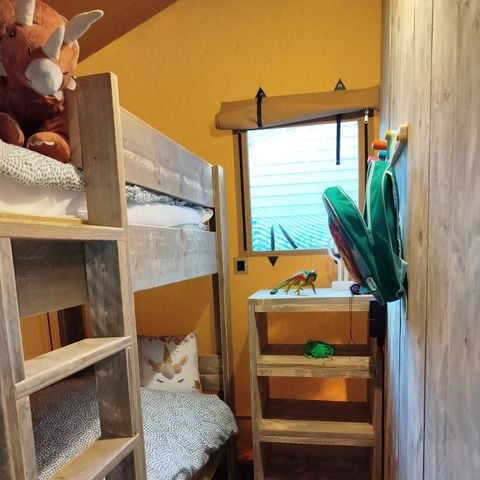 Lodge 4 personnes - Chalet 27m2 avec salle de bain - 2 chambres