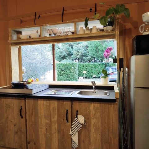 LODGE 5 personnes - Chalet Lodge 34m2 avec salle de bain - 2 chambres 5 pers