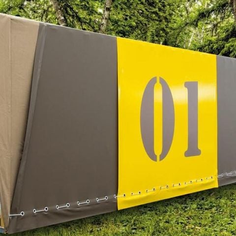 Tente en toile et en bois 4 personnes - Glam