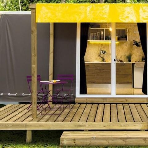 CANVAS AND WOOD TENT 4 people - Glam