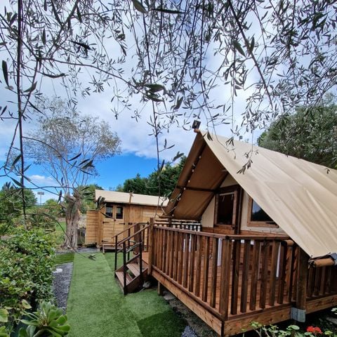 TENDA IN TELA E LEGNO 4 persone - Safari Lodge