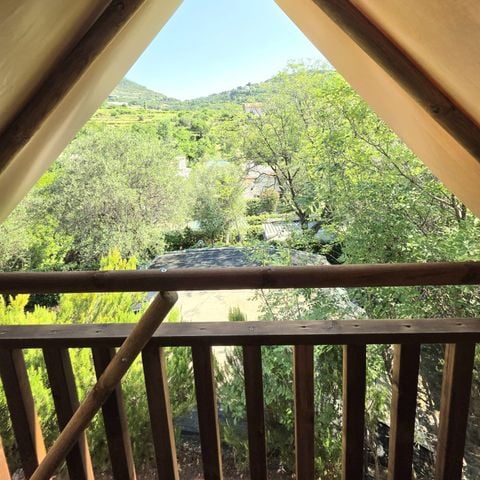 Tente en toile et en bois 3 personnes - Bohéme Lodge