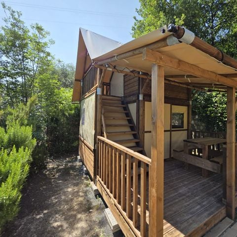 TENTE TOILE ET BOIS 3 personnes - Bohéme Lodge