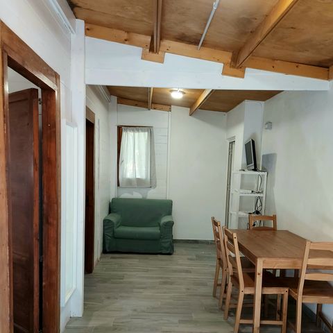 Bungalow 5 Personen - Holz und Ziegel B17
