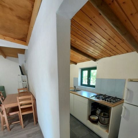 Bungalow 5 personen - Hout en baksteen B17