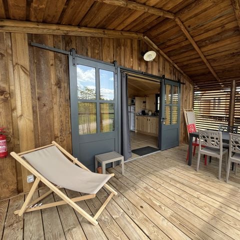 Lodge 5 personnes - Cabane Familiale - 29 m² - 2 chambres