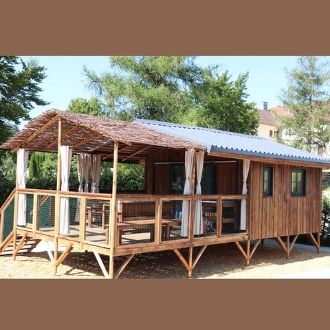 Lodge 2 personnes - Cabane duo - SPA - 17 m² - 1 chambre