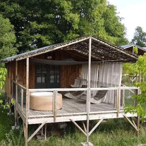 Lodge 2 personnes - Cabane duo - SPA - 17 m² - 1 chambre
