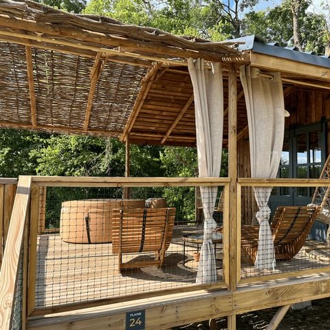 Lodge 2 personnes - Cabane duo - SPA - 17 m² - 1 chambre