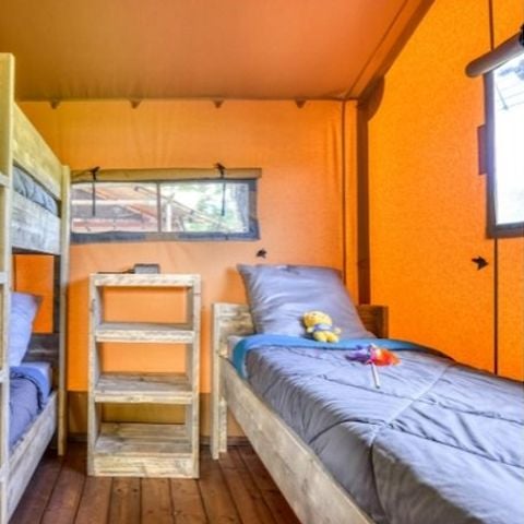 HÉBERGEMENT INSOLITE 5 personnes - Tente Safari Lodge (40 m² - 2 ch.)