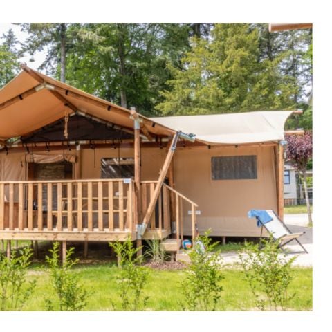 Accommodatie 5 personen - Safari Lodge tent (40 m² - 2 sl.k.)