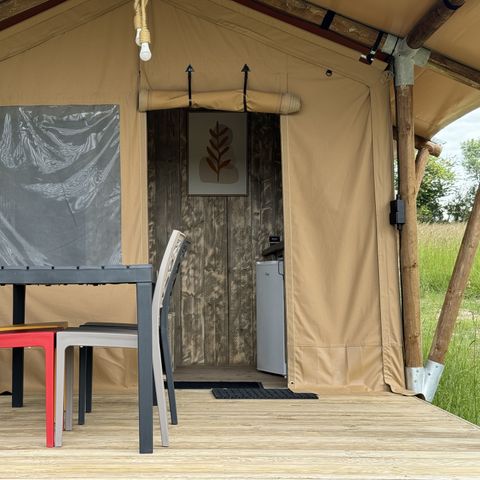 Accommodatie 4 personen - Safari Lodge tent (21 m2 - 2 sl.k.)