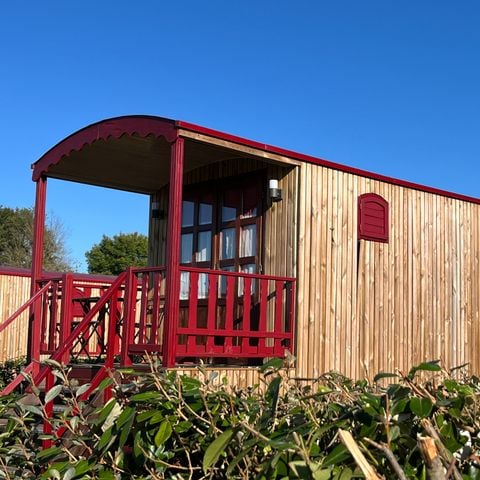 UNIEKE ACCOMMODATIE 4 personen - Roulotte (16 m² - 2 volwassenen + 2 kinderen tot 12 jaar)