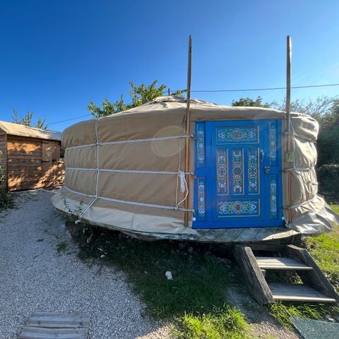Accommodatie 4 personen - Comfort yurt (28 m² )