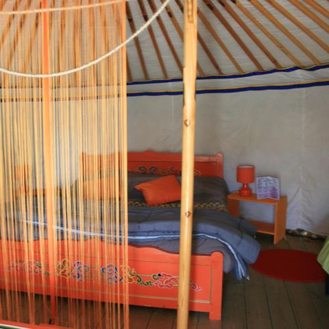 Accommodatie 4 personen - Yurt (28 m² )