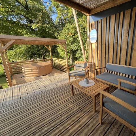 Lodge 4 personen - Cottage Lodge SPA (35 m² - 2 slaapkamers - 4 slaapplaatsen)