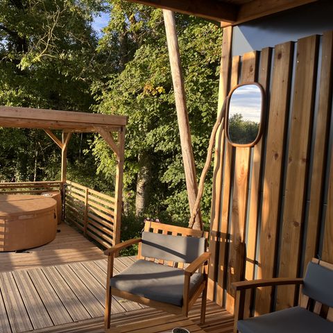 LODGE 4 persone - Cottage Lodge SPA (35 m² - 2 camere da letto - 4 posti letto)