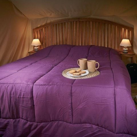 Tente en toile et en bois 2 personnes - Tente insolite - 9 m²