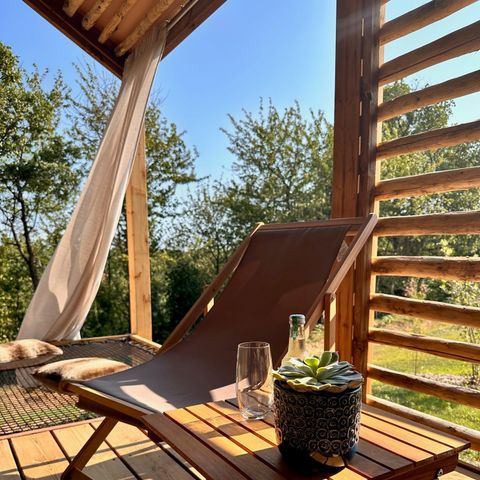 Chalet 5 personen - 2 slaapkamer lodge - Rustiek