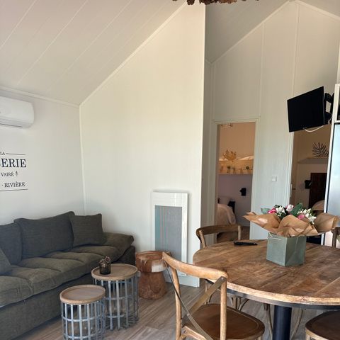 Chalet 5 personen - 2 slaapkamer lodge - Rustiek