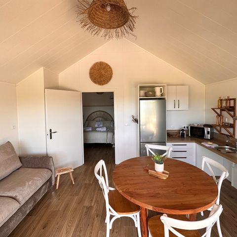 Chalet 4 personen - PRM aangepaste lodge met Spa - Bohème