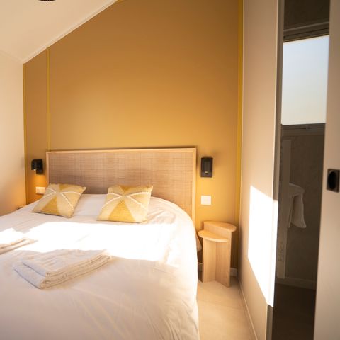 Lodge 4 persons - Lodge Ethnique (without spa) 1 bedroom + sofa bed living room