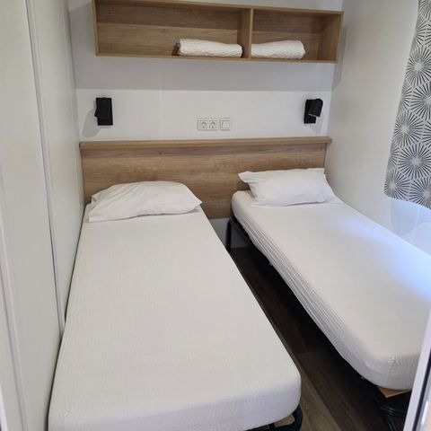 Stacaravan 4 personen - 2 slaapkamers - Confort+