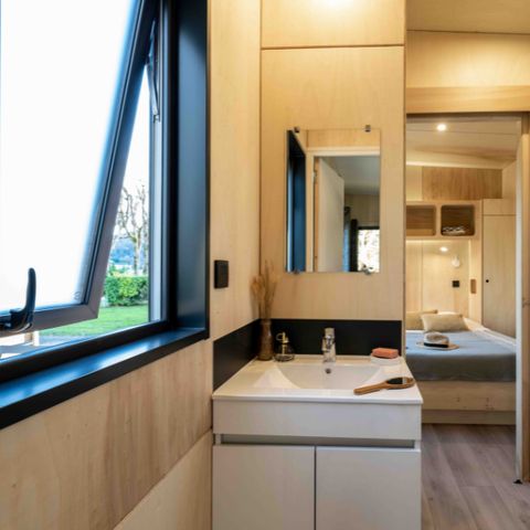 Accommodatie 2 personen - Tiny House 1 slaapkamer met rivierzicht 2 pers.