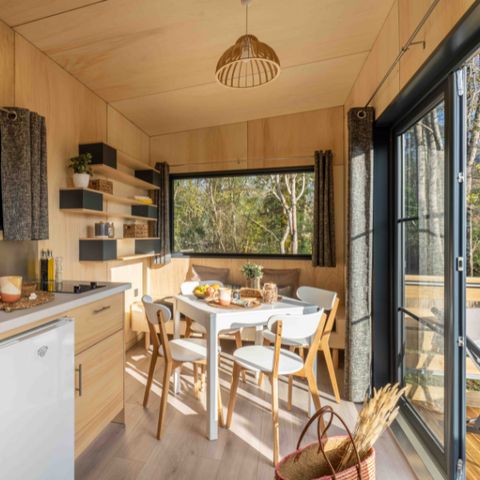 Accommodatie 2 personen - Tiny House 1 slaapkamer met rivierzicht 2 pers.