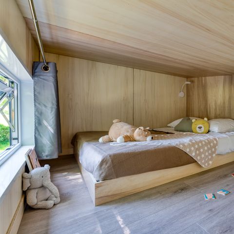 Accommodatie 4 personen - Tiny House 2 slaapkamers + Slow Box met uitzicht op de rivier voor 4 personen