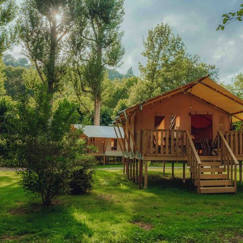 SafariZelt 5 Personen - Natur-Lodge auf Stelzen 5 Pers.