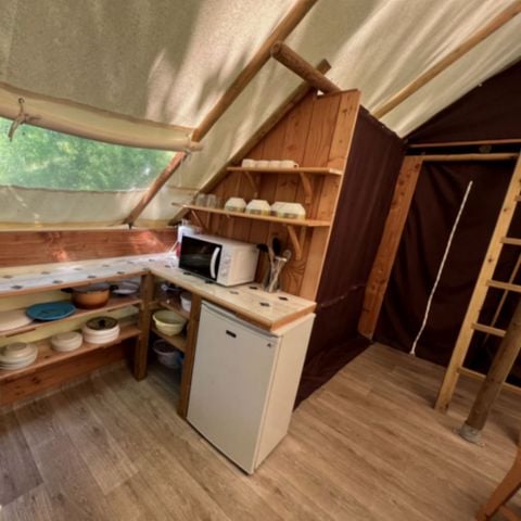 Safarizelt 6 personen - Hütte Akazie