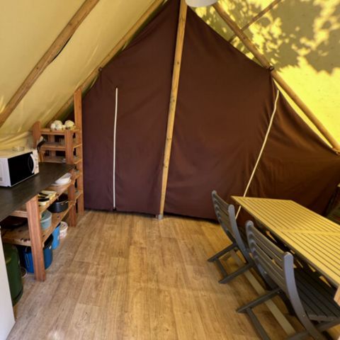 CANVAS AND WOOD TENT 4 people - Hibiscus Hut