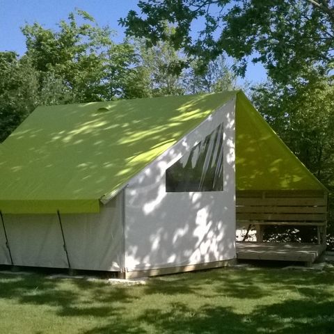 Safarizelt 4 Personen - Zelt Sahari 2 Zimmer 17m2