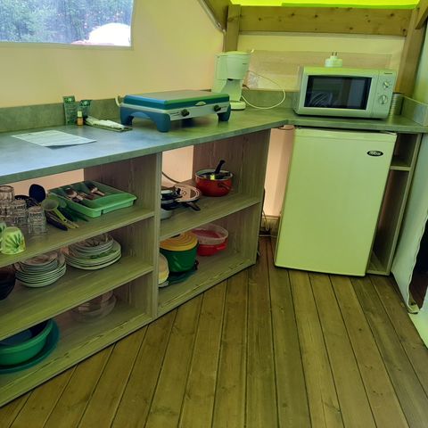 CANVAS AND WOOD TENT 4 people - Sahari Tent 2 rooms 17m2