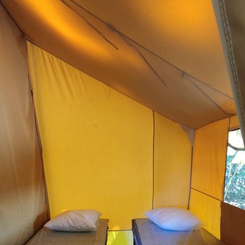 Canvas and wooden tent 4 persons - Ponza tent