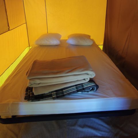 Canvas and wooden tent 4 persons - Ponza tent