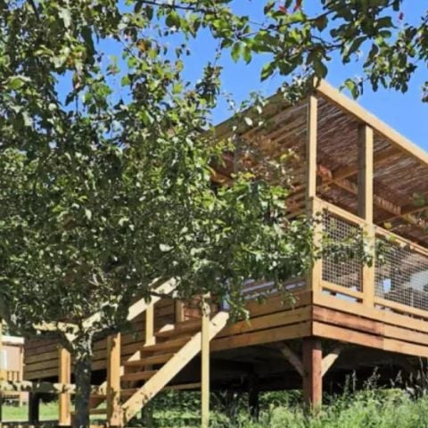 MOBILHOME 5 personas - Cottage Séouvo 3 Piezas 5 Personas Aire Acondicionado + TV + Jacuzzi