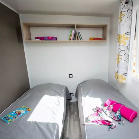 Stacaravan 6 personen - Cottage Romarin 4 Kamers 6 Personen Airconditioning Privé Spa