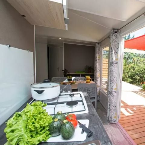 MOBILHOME 6 personas - Cottage Romarin 4 Habitaciones 6 Personas Aire Acondicionado Spa Privado