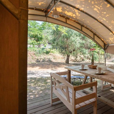 Ongewoon 2 personen - Canvas Lodge 32 m²