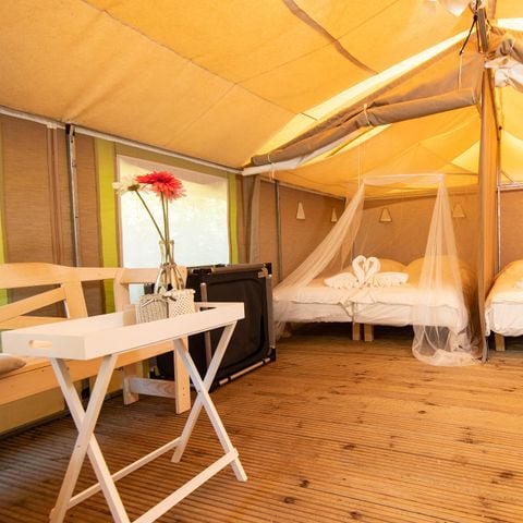 AUßERGEWÖHNLICHE UNTERKUNFT 2 Personen - Canvas Lodge 32 m²