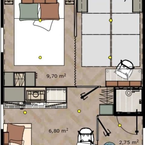 CHALET 4 persone - CHALET ZONA PINEDE