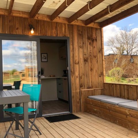 Chalet 4 personen - CHALETS ZWEMBAD