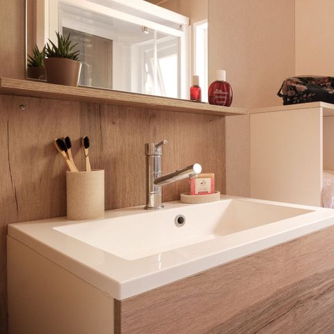 Stacaravan 6 personen - 3-slaapkamer Premium cabine