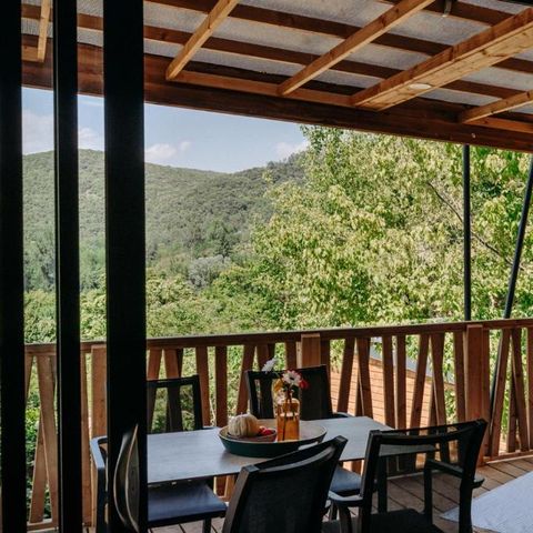 Stacaravan 4 personen - Cabane SIGNATURE | 2 slaapkamers